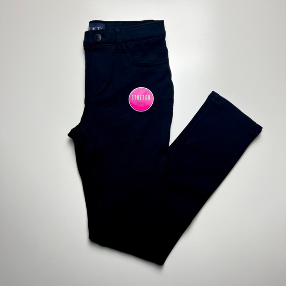 NWT The Children's Place Girls Black Stretch Pant 3 PIECE Bundle Size 8 - Picture 2 of 8